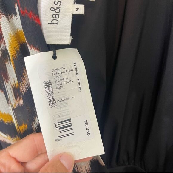 $360 BA&SH Pernel Print V Back Minidress NWT MEDIUM - Picture 16 of 16